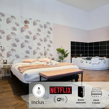 Ng Prestige - Nain - Privatif - Jacuzzi - Netflix - Projecteur Lejlighed *