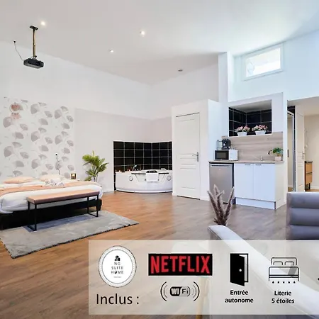 Ng Prestige - Nain - Privatif - Jacuzzi - Netflix - Projecteur Roubaix