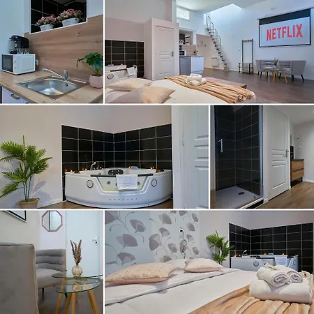 Ng Prestige - Nain - Privatif - Jacuzzi - Netflix - Projecteur Lejlighed Roubaix