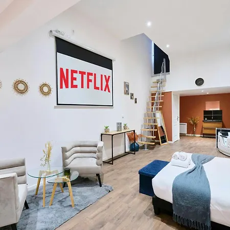Ng Prestige - Nain - Privatif - Jacuzzi - Netflix - Projecteur Roubaix