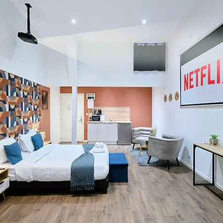 Apartmán Ng Prestige - Nain - Privatif - Jacuzzi - Netflix - Projecteur