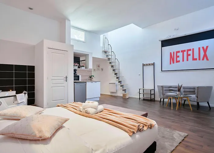 Ng Prestige - Nain - Privatif - Jacuzzi - Netflix - Projecteur Roubaix