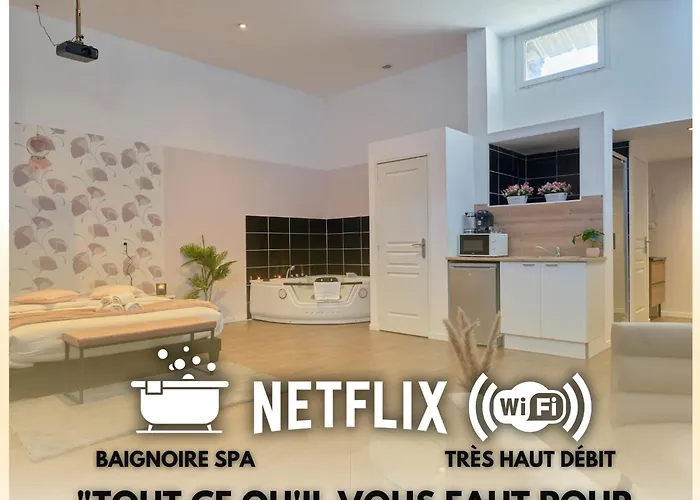 Ng Prestige - Nain - Privatif - Jacuzzi - Netflix - Projecteur Apartment *