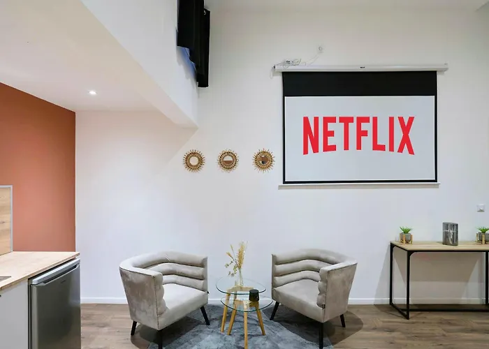 Ng Prestige - Nain - Privatif - Jacuzzi - Netflix - Projecteur Apartment Roubaix