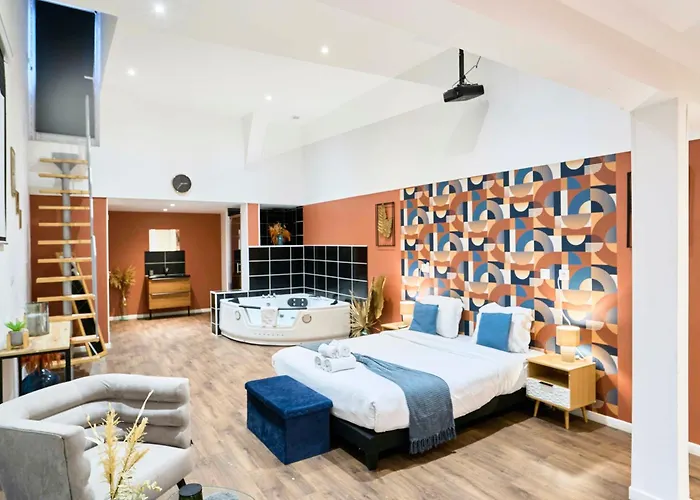 Ng Prestige - Nain - Privatif - Jacuzzi - Netflix - Projecteur Roubaix