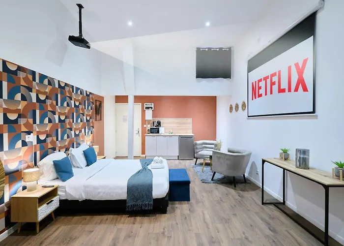 Apartment Ng Prestige - Nain - Privatif - Jacuzzi - Netflix - Projecteur
